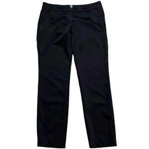 Fi' More Pants Womens Italian Size 38 (US Size 4/6) Black Slim Straight Leg